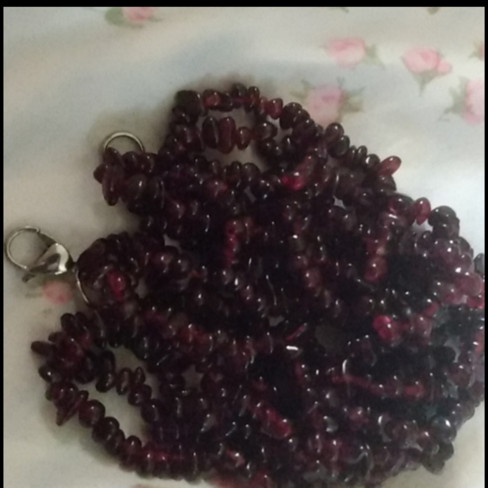 Garnet bracelet  or use for jewelery making